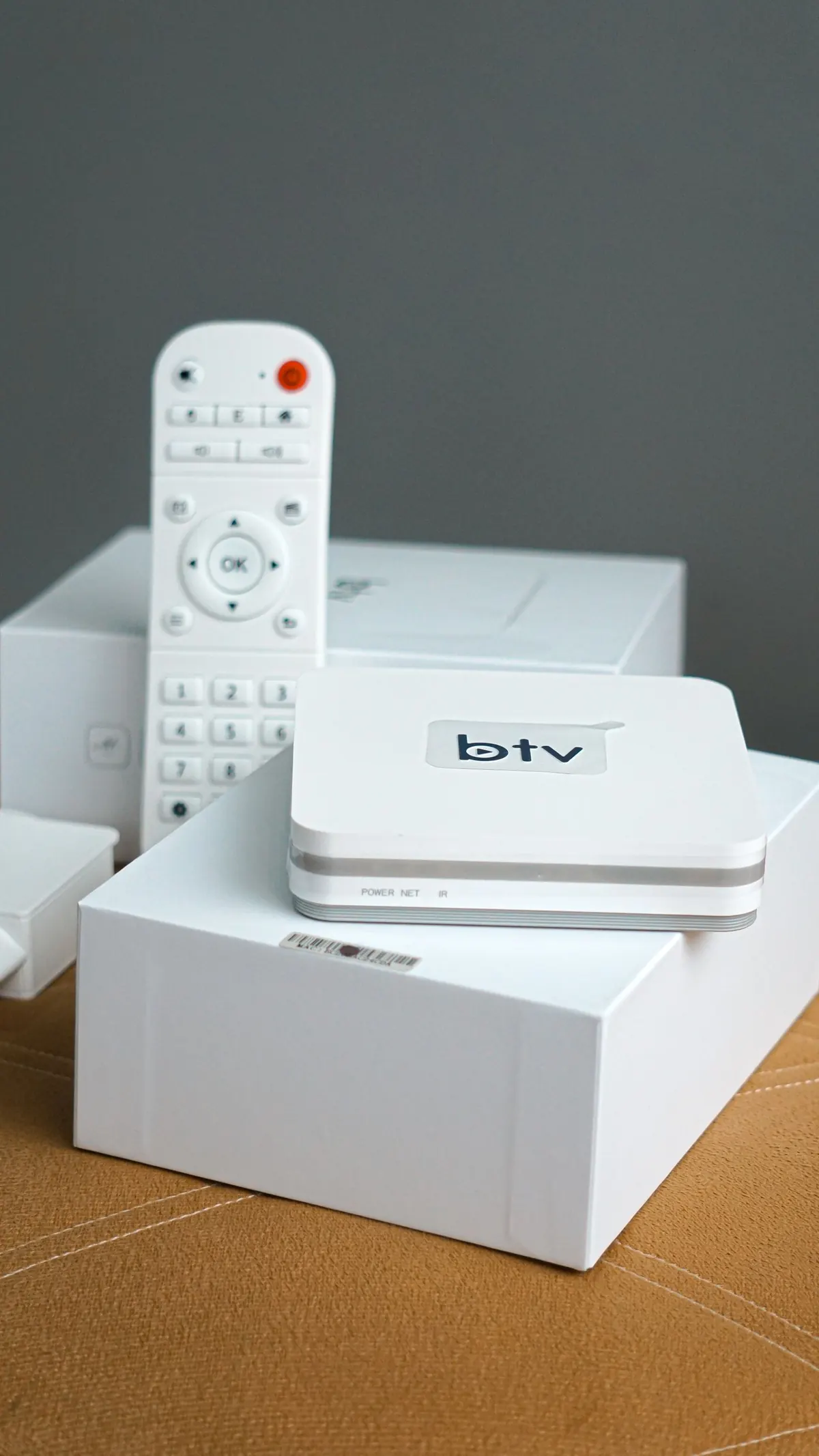 A streaming TV box and remote control